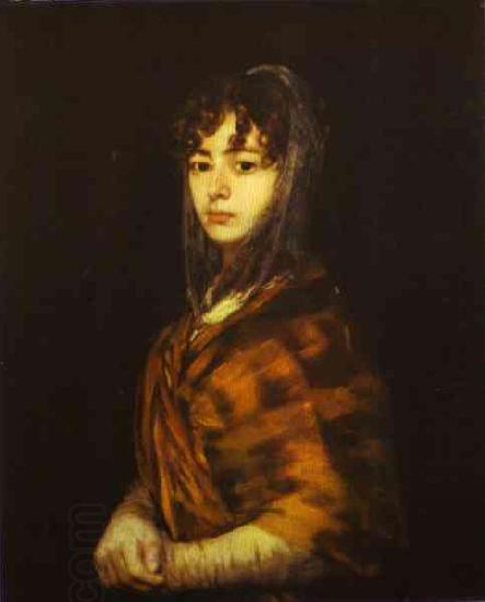 Francisco Jose de Goya Senora Sabasa Garcaa. China oil painting art